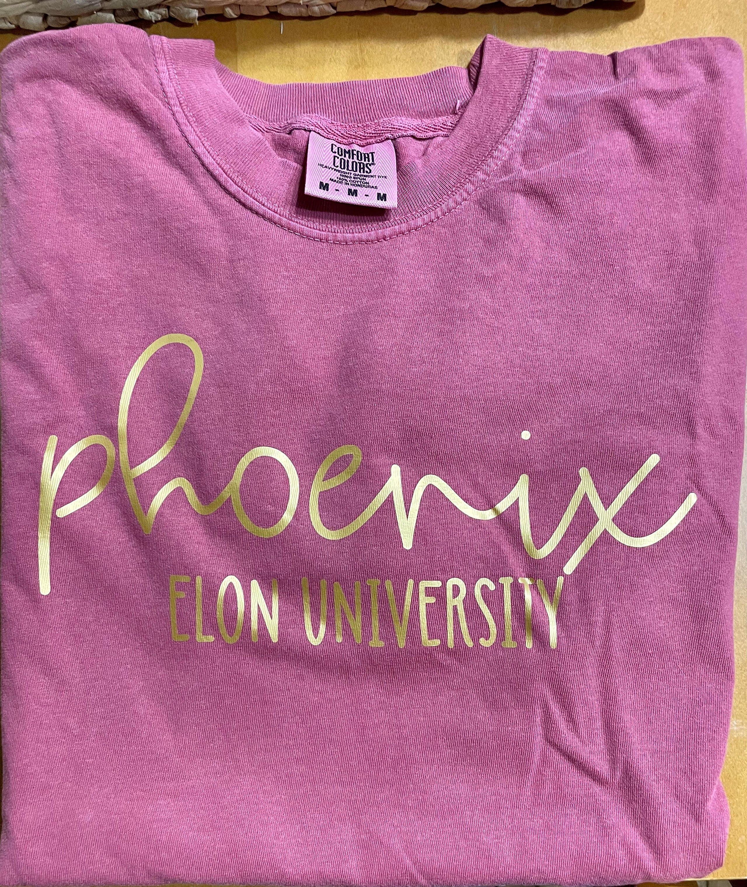 Custom College Title, Mascot University T Shirt- Comfort Colors